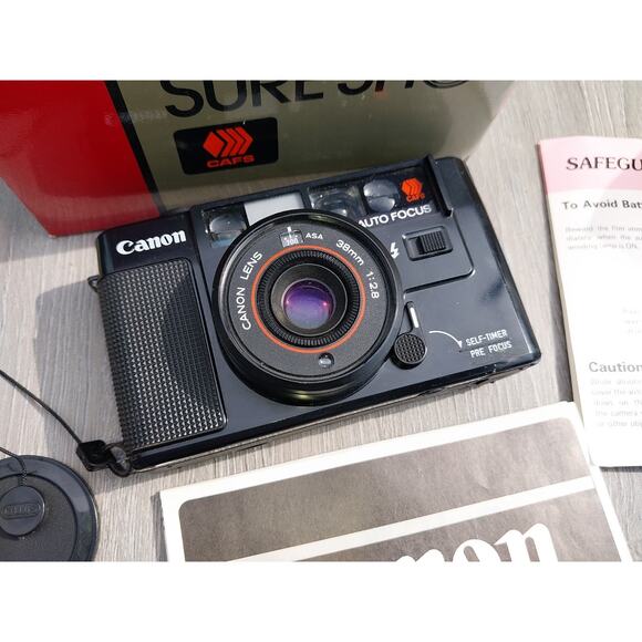 Canon AF35M Point & Shoot 35mm Film Camera W/ Manual UNTESTED FOR PARTS READ - Picture 1 of 6